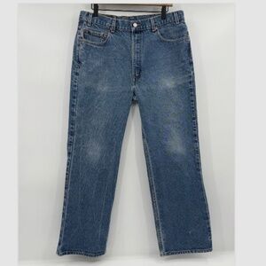 Levis 517 Jeans Men 36x31 Blue Bootcut Denim Medium Wash Mid Rise Cowboy Ranch